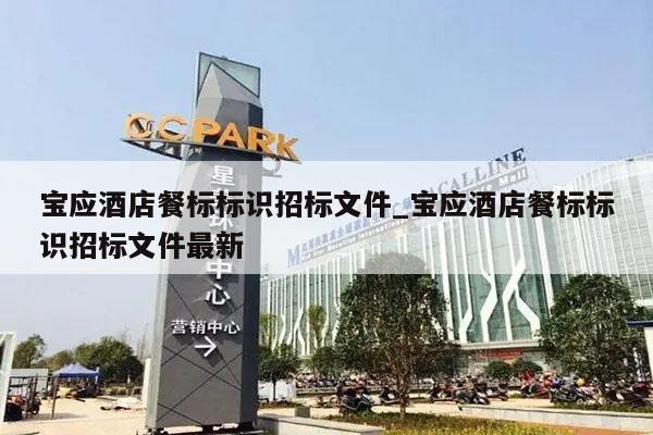 宝应酒店餐标标识招标文件_宝应酒店餐标标识招标文件最新