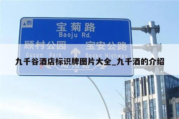 九千谷酒店标识牌图片大全_九千酒的介绍