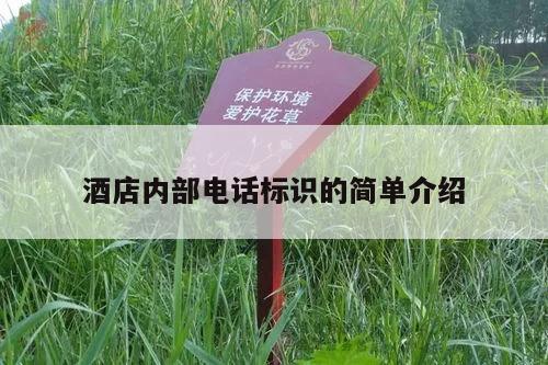 酒店内部电话标识的简单介绍