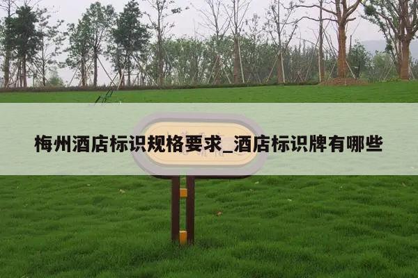 梅州酒店标识规格要求_酒店标识牌有哪些