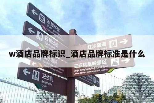 w酒店品牌标识_酒店品牌标准是什么