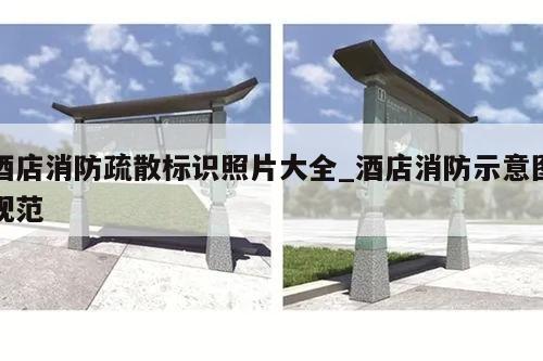 酒店消防疏散标识照片大全_酒店消防示意图规范